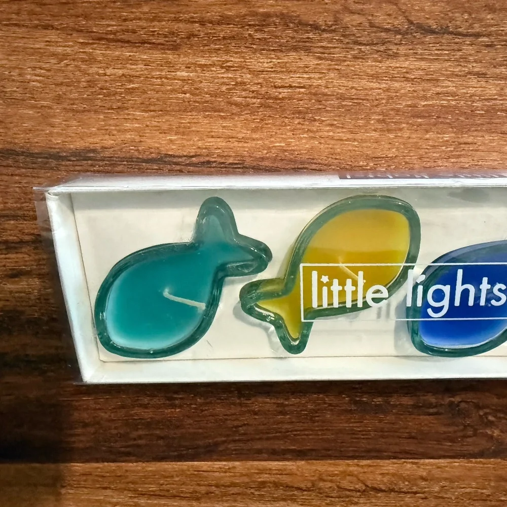 LITTLE LIGHTS Fish and Seashell Candles (8)
